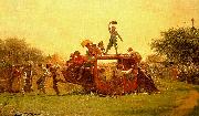 Jonathan Eastman Johnson The Old Stagecoach oil painting picture wholesale